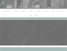 Tablet Screenshot of michaelthomashairdesign.com